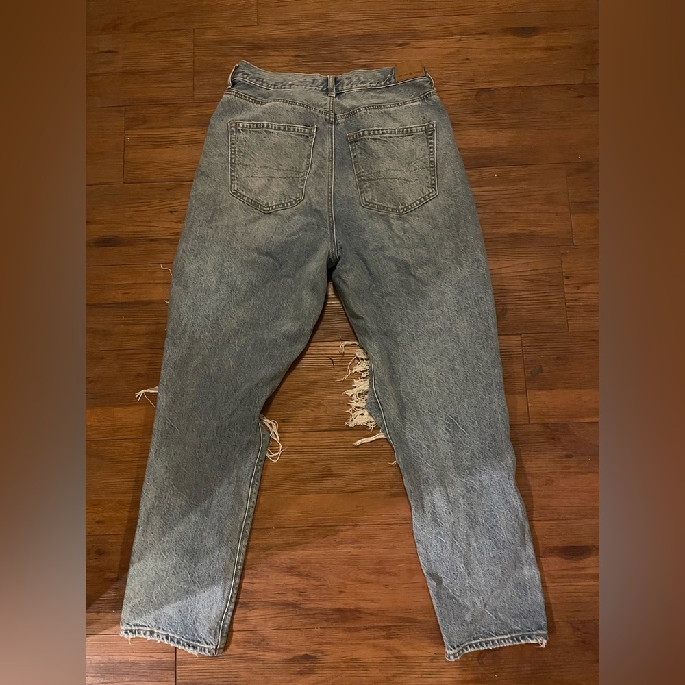 Highest Rise Ripped Mom Jeans - Picture 2 of 2